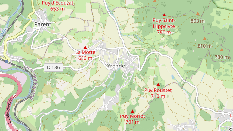 Carte de localisation de l'évènement