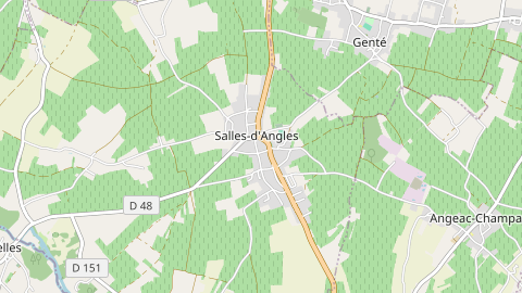 Carte de localisation de l'évènement