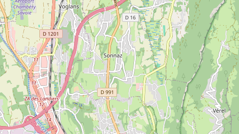 Carte de localisation de l'évènement