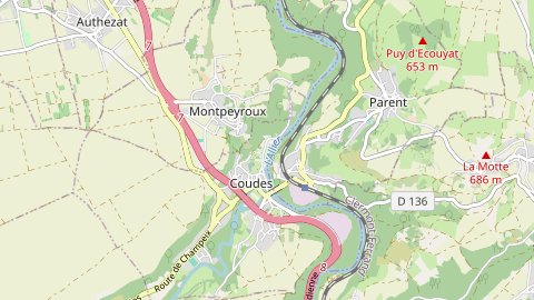 Carte de localisation de l'évènement