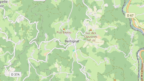 Carte de localisation de l'évènement