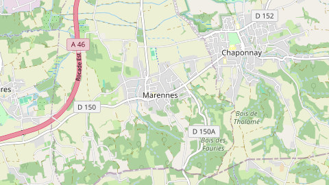 Carte de localisation de l'évènement