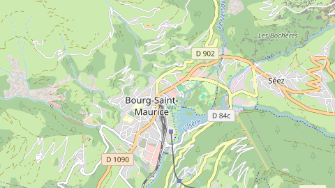 Carte de localisation de l'évènement