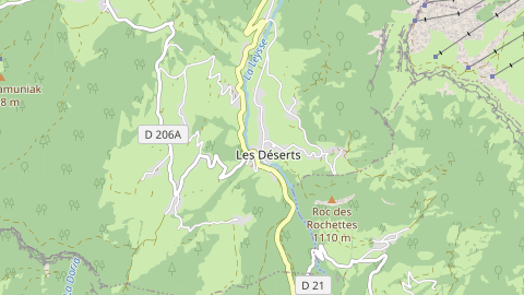 Carte de localisation de l'évènement