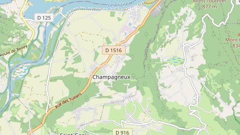 Carte de localisation de l'évènement