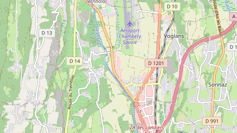 Carte de localisation de l'évènement