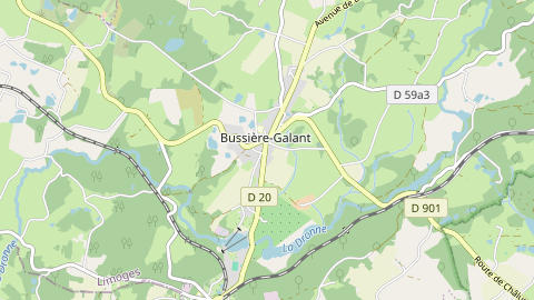Carte de localisation de l'évènement