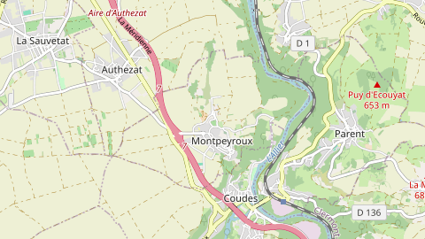 Carte de localisation de l'évènement