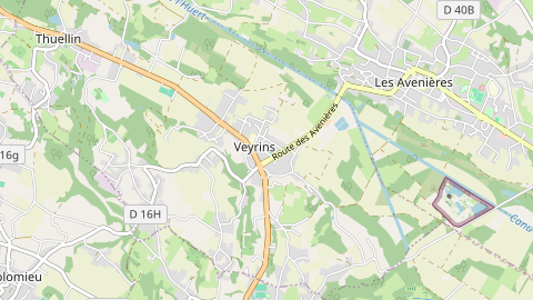 Carte de localisation de l'évènement