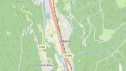 Carte de localisation de l'évènement