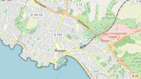 Carte de localisation de l'évènement