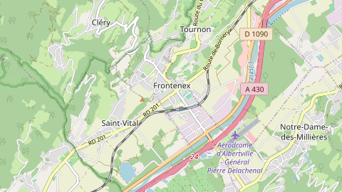 Carte de localisation de l'évènement