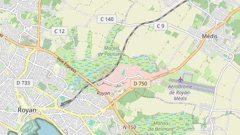 Carte de localisation de l'évènement