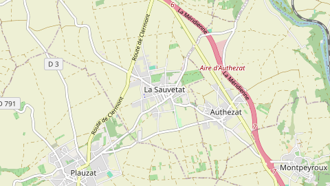 Carte de localisation de l'évènement