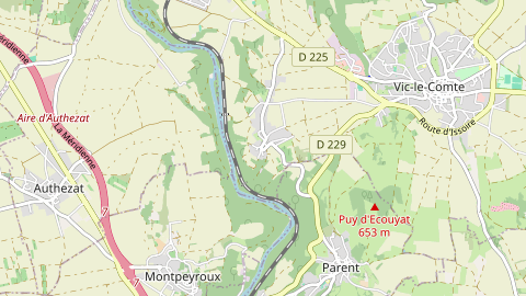 Carte de localisation de l'évènement
