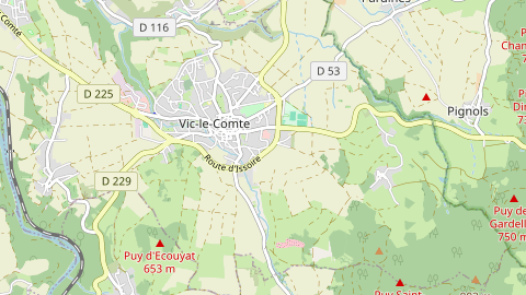 Carte de localisation de l'évènement