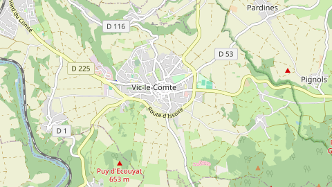 Carte de localisation de l'évènement