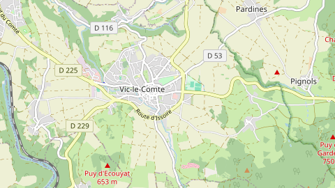 Carte de localisation de l'évènement