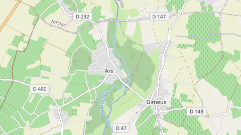 Carte de localisation de l'évènement