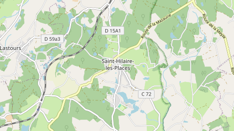 Carte de localisation de l'évènement