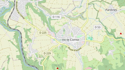Carte de localisation de l'évènement