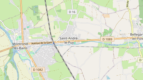 Carte de localisation de l'évènement