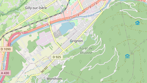 Carte de localisation de l'évènement