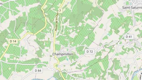 Carte de localisation de l'évènement