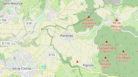 Carte de localisation de l'évènement