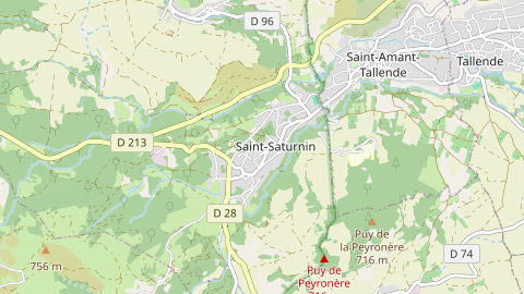 Carte de localisation de l'évènement