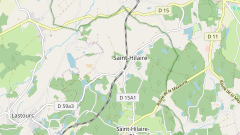 Carte de localisation de l'évènement