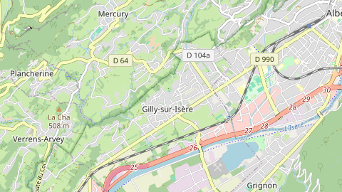 Carte de localisation de l'évènement