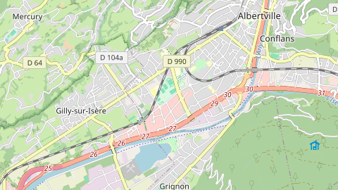 Carte de localisation de l'évènement