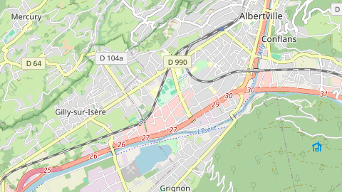 Carte de localisation de l'évènement