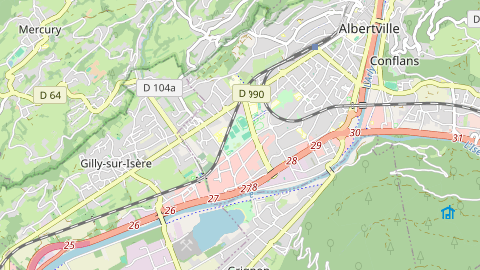 Carte de localisation de l'évènement