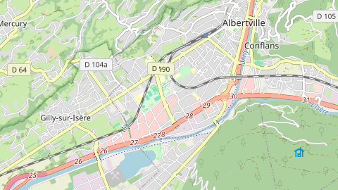 Carte de localisation de l'évènement