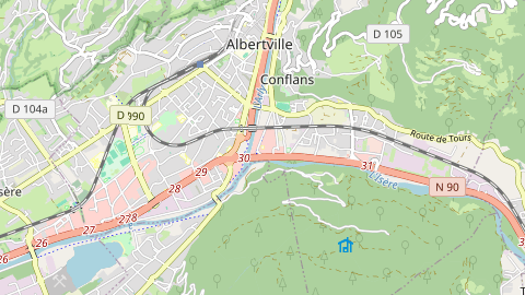 Carte de localisation de l'évènement