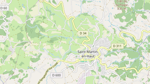 Carte de localisation de l'évènement