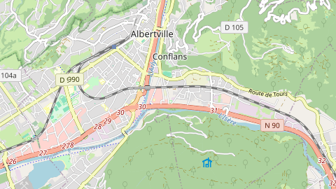 Carte de localisation de l'évènement