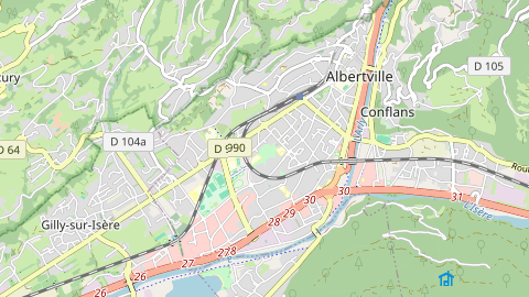 Carte de localisation de l'évènement