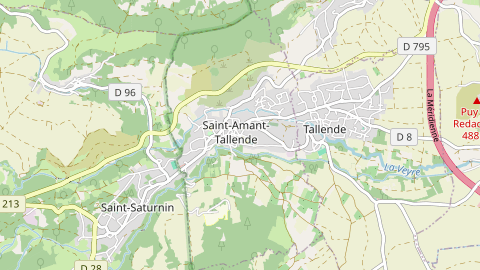 Carte de localisation de l'évènement
