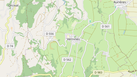 Carte de localisation de l'évènement