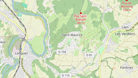 Carte de localisation de l'évènement