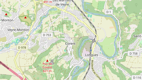 Carte de localisation de l'évènement