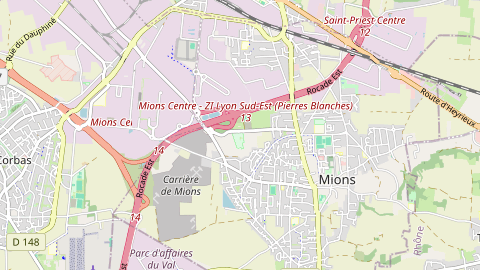 Carte de localisation de l'évènement