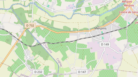 Carte de localisation de l'évènement