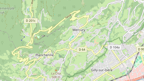 Carte de localisation de l'évènement