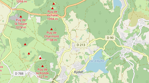 Carte de localisation de l'évènement