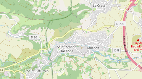 Carte de localisation de l'évènement