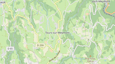 Carte de localisation de l'évènement